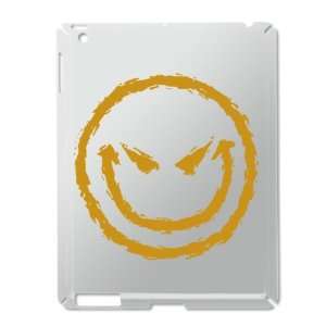  iPad 2 Case Silver of Smiley Face Smirk 