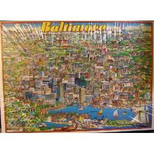  City of Baltimore Puzzle, 504 Tripl Thick Pieces Puzzle 