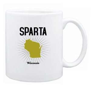   Sparta Usa State   Star Light  Wisconsin Mug Usa City