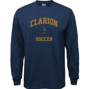  Clarion Golden Eagles Navy Youth Soccer Arch Long Sleeve T 