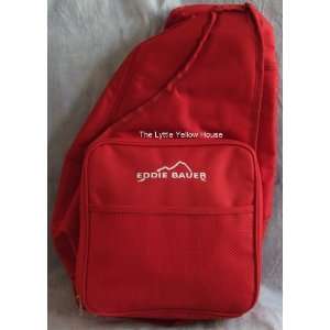  Eddie Bauer Red Sling Pack Cooler