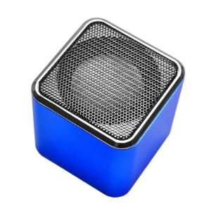  Speaker Mini, Blue, Cube Cell Phones & Accessories