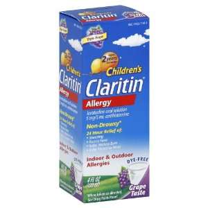  Claritin Childrens Allergy, Grape Taste, 4 oz. Health 