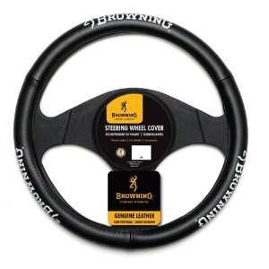  Browning Leather Steering Wheel Cover