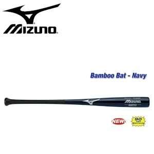  Mizuno Classic Bamboo Wood Baseball Bat   Navy   32in 