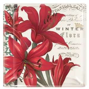 Amaryllis Small Glass Tray 