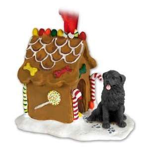   Newfoundland Ginger Bread Dog House Ornament