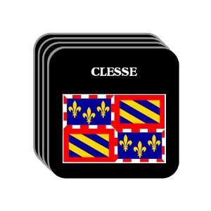  Bourgogne (Burgundy)   CLESSE Set of 4 Mini Mousepad 