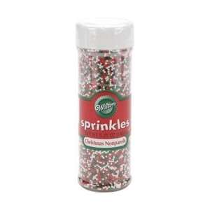  Wilton Sprinkles 5.25 Ounces Christmas Nonpareils W710173 