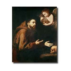 Vision Of St Francis Of Assisi Giclee Print 