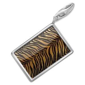  FotoCharms Tiger cat skin natural   Charm with Lobster 