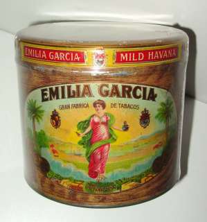 Emilia Garcia Tobacco Cigar Tin  