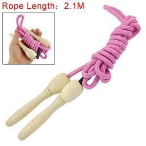   Handle Pink Fitness Exercise Jump Skipping Rope