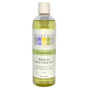  Aura Cacia Grapeseed, Skin Care Oil, 16 oz. bottle Beauty