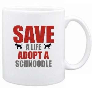  New  Save A Life , Adopt A Schnoodle  Mug Dog