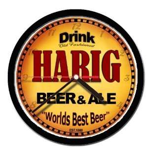  HARIG beer and ale cerveza wall clock 