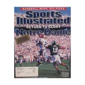  Maurice Stovall autographed Sports Illustrated Magazine 