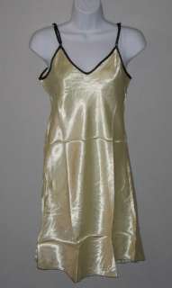 YELLOW SATIN Chemise Night Gown ASSORTED SIZES NEW  