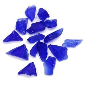  Vase Filler Sea Glass,Cobalt Blue, 6 lbs bag (6 bags 