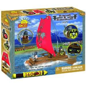  COBI Romans and Barbarians Raft, 160 Piece Set Toys 