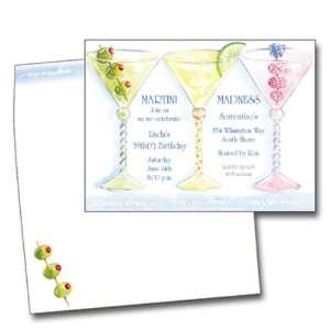 Cocktail or Dinner Party Invitation with Coordinating Envelope 