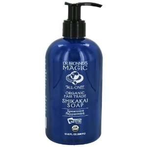 Dr. Bronners Certified Organic Body Care Spearmint Peppermint Hand 
