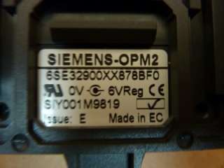 Siemens Operator Interface 6SE32900XX878BF0 #23884  