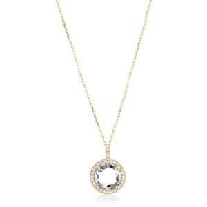  Suzanne Kalan The Classics Round Green Amethyst Necklace 