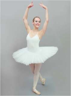 Professional Classical Platter Ballet Tutu White all SZ  