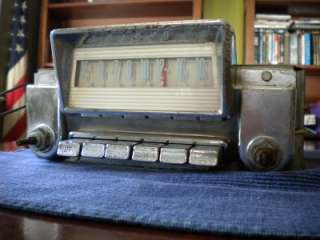 Vintage Late 50s FORD / MERCURY Tube Car Radio FOMOCO  