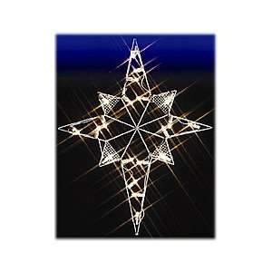  Wire Frame Star Of Bethlehem Lighted Silhouette Shape 