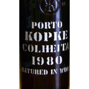  1980 Kopke Colheita Porto 750ml Grocery & Gourmet Food