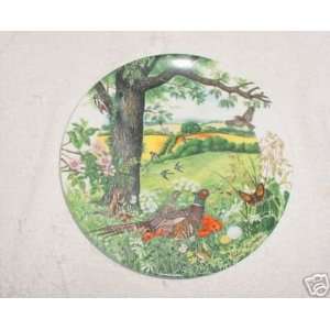   and Wheatfields by Colin Newman Collector Plate 