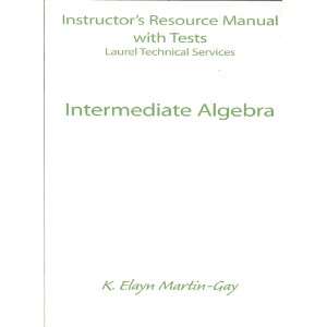  Instructors Resource Manual with Tests Laurel Technical 