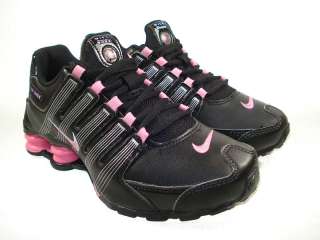 Nike Shox NZ 2.0 Black/Pink 428625 001 Girls 3.5   7  