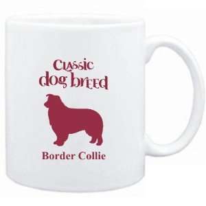   Mug White  Classic Dog Breed Border Collie  Dogs