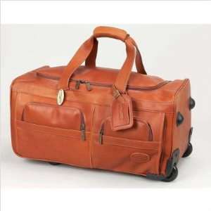    Claire Chase 233E Rolling Duffel Color Saddle 