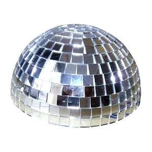 8 Half Size Silver Disco Mirror Ball 