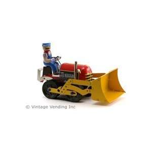  Bulldozer Man Tin Wind Up Toy Toys & Games