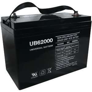  Sealed Lead Acid Battery   UB62000 (Grp 27 Case)   6v 