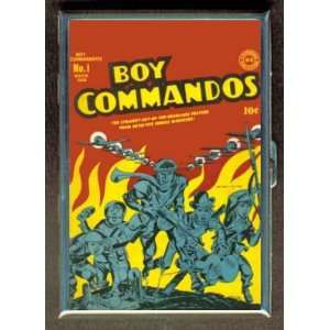   COMMANDOS 1940s COMIC BOOK ID CIGARETTE CASE WALLET 