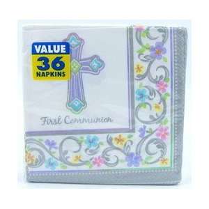  Party Supplies napkin lunch communion blessed day 8 ct 
