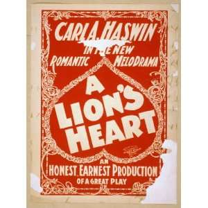  Poster Carl A. Haswin in the new romantic melodrama, A 