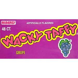 Alberts Wacky Taffy Grape 48ct.  Grocery & Gourmet Food