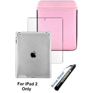  HHi iPad 2 Combo Pack   Kroo iCap Case (Pink) + TPU Skin 