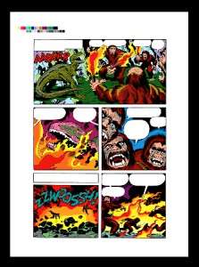 Jack Kirby Devil Dinosaur #1 Rare Production Art Pg 8  