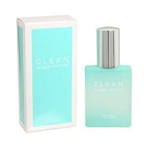    CLEAN Warm Cotton Eau de Parfum Spray Travel Size, 1 fl oz Beauty