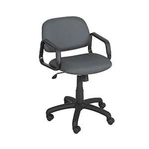  Cava Collection Task Chair, Mid Back, Solid Charcoal Seat 