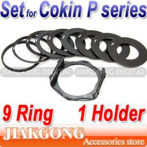 Ring Adapter + Filter Holder set for Cokin P series  