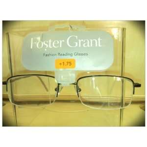   Grant Semi Rimless Reading Glasses 1.75 Strength with Spring Hinges